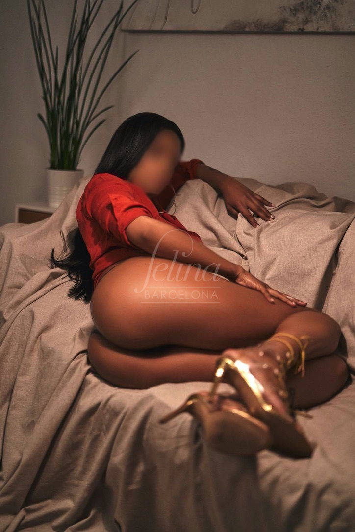 Puttana latina di lusso per sesso a Barcellona su una poltrona, Amanda